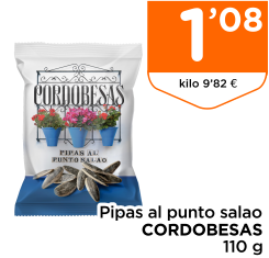 Pipas al punto salao CORDOBESAS 110 g