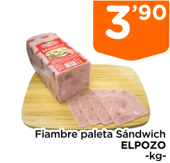 Fiambre paleta S?ndwich ELPOZO -kg-