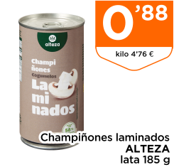 Champi?ones laminados ALTEZA lata 185 g