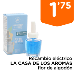 Recambio el?ctrico LA CASA DE LOS AROMAS flor de algod?n