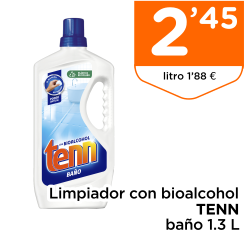 Limpiador con bioalcohol TENN ba?o 1.3 L