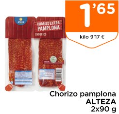 Chorizo pamplona ALTEZA 2x90 g