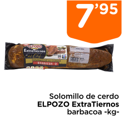 Solomillo de cerdo ELPOZO ExtraTiernos barbacoa -kg-