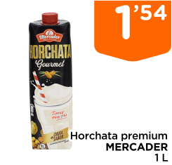Horchata premium MERCADER 1 L