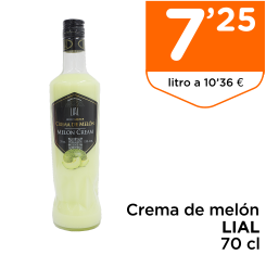 Crema de mel?n LIAL 70 cl