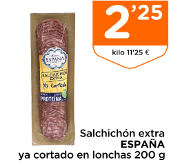 Salchich?n extra ESPA?A ya cortado en lonchas 200 g