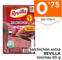 Salchich?n extra REVILLA lonchas 65 g