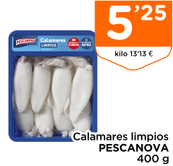 Calamares limpios PESCANOVA 400 g