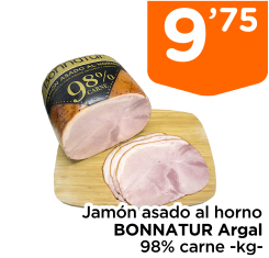 Jam?n asado al horno BONNATUR Argal 98% carne -kg-