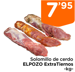 Solomillo de cerdo ELPOZO ExtraTiernos -kg-