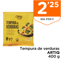 Tempura de verduras ARTIQ 400 g