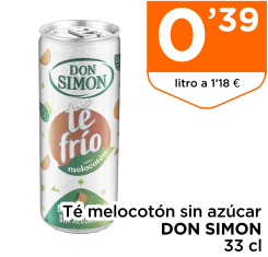 T? melocot?n sin az?car DON SIMON 33 cl