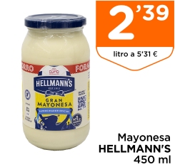 Mayonesa HELLMANN'S 450 ml