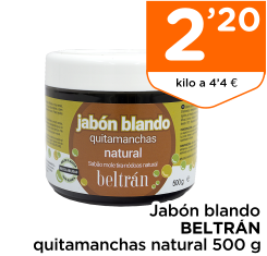 Jab?n blando BELTR?N quitamanchas natural 500 g