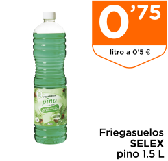Friegasuelos SELEX pino 1.5 L