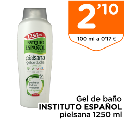 Gel de ba?o INSTITUTO ESPA?OL pielsana 1250 ml