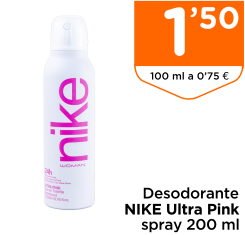 Desodorante NIKE Ultra Pink spray 200 ml