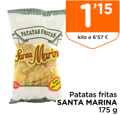 Patatas fritas SANTA MARINA 175 g