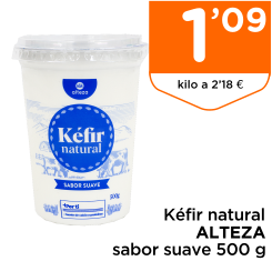K?fir natural ALTEZA sabor suave 500 g