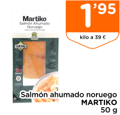 Salm?n ahumado noruego MARTIKO 50 g