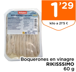 Boquerones en vinagre RIKISSSIMO 60 g