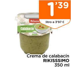 Crema de calabac?n RIKISSSIMO 350 ml