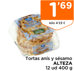 Tortas an?s y s?samo ALTEZA 12 ud 400 g