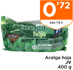 Acelga hoja JV 400 g