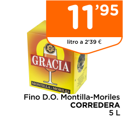 Fino D.O. Montilla-Moriles CORREDERA 5 L