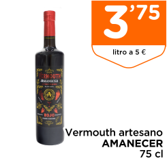 Vermouth artesano AMANECER 75 cl