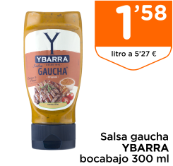 Salsa gaucha YBARRA bocabajo 300 ml