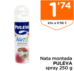 Nata montada PULEVA spray 250 g
