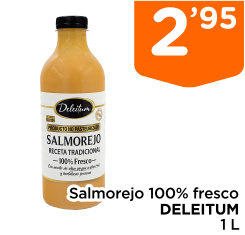 Salmorejo 100% fresco DELEITUM 1 L