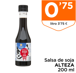 Salsa de soja ALTEZA 200 ml