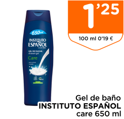 Gel de ba?o INSTITUTO ESPA?OL care 650 ml