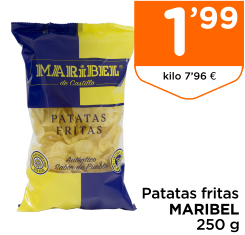 Patatas fritas MARIBEL 250 g