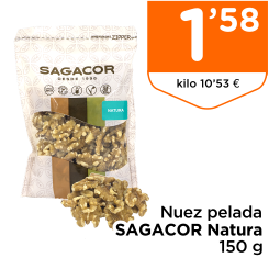 Nuez pelada SAGACOR Natura 150 g