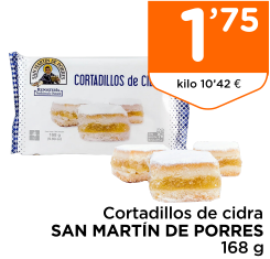 Cortadillos de cidra SAN MART?N DE PORRES 168 g