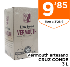 Vermouth artesano CRUZ CONDE 3 L
