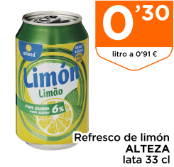 Refresco de lim?n ALTEZA lata 33 cl