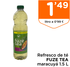 Refresco de t? FUZE TEA maracuy? 1.5 L