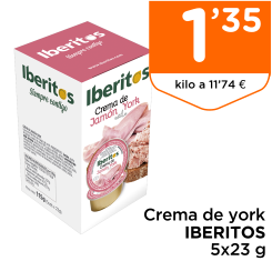 Crema de york IBERITOS 5x23 g