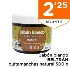 Jab?n blando BELTR?N quitamanchas natural 500 g