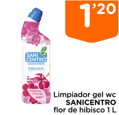 Limpiador gel wc SANICENTRO flor de hibisco 1 L