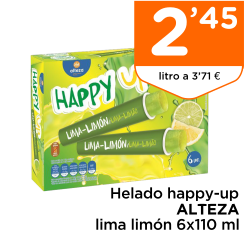 Helado happy-up ALTEZA lima lim?n 6x110 ml