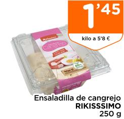Ensaladilla de cangrejo RIKISSSIMO 250 g