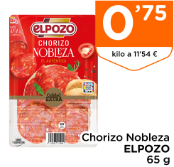 Chorizo Nobleza ELPOZO 65 g