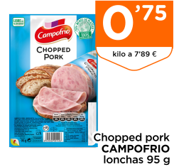 Chopped pork CAMPOFRIO lonchas 95 g