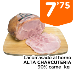 Lac?n asado al horno ALTA CHARCUTERIA 90% carne -kg-