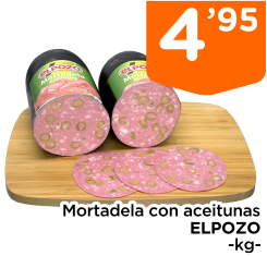 Mortadela con aceitunas ELPOZO -kg-